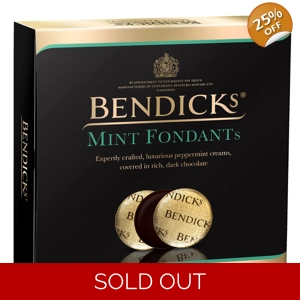 Bendicks Mint Fondants 180g Box - Dark Chocolate Peppermint Creams
